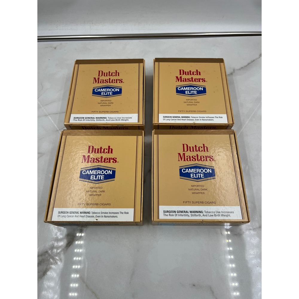 Dutch Masters Panetela 50 Cigar Boxes (Empty) Storage Display Lot 4